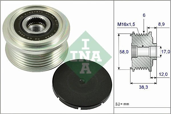 Alternator Freewheel Clutch